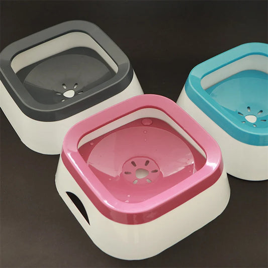 Anti-Spill Floating Water Bowl for Dogs & Cats (1L)