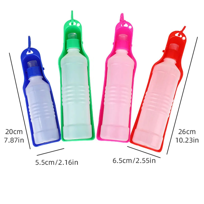 Foldable Pet Water Bottle โ Portable Dog & Cat Travel Water Dispenser (Leak-Proof, Easy to Carry)
